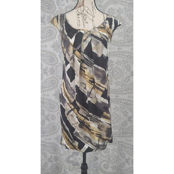 About Huevo Blanco Italian made silk women's dress Size 42 elegant old money - Picture 2 of 10